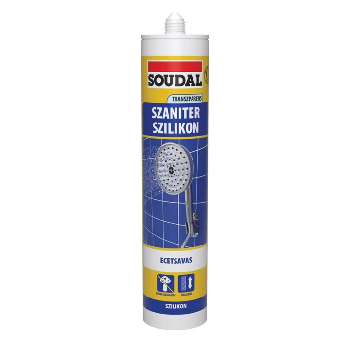 SOUDAL színtelen szaniter szilikon SOUDAL színtelen szaniter szilikon