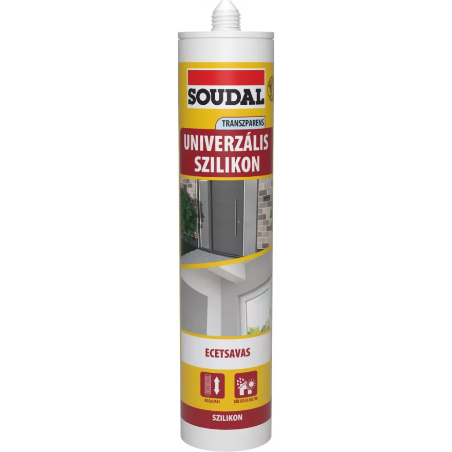 SOUDAL színtelen szaniter szilikon SOUDAL színtelen szaniter szilikon